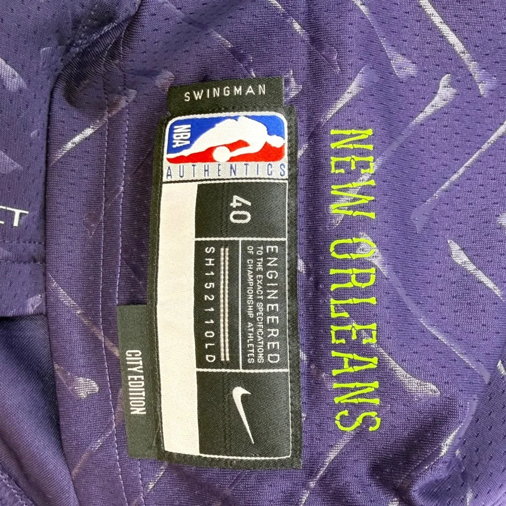 Nike New‎ Orleans Pelicans Brandon Ingram 14 City Edition Jersey Mens Small NEW